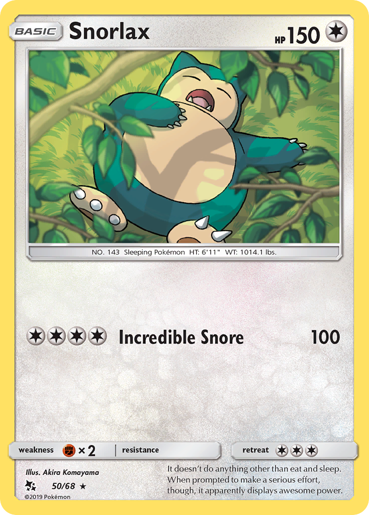 Snorlax (50/68) [Sun & Moon: Hidden Fates] | GnG Games