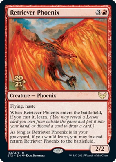 Retriever Phoenix [Strixhaven: School of Mages Prerelease Promos] | GnG Games