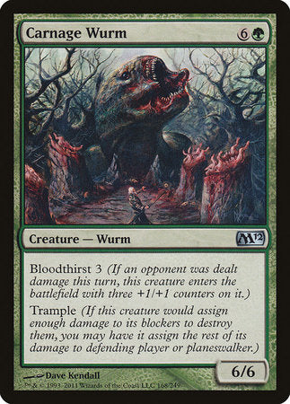 Carnage Wurm [Magic 2012] | GnG Games