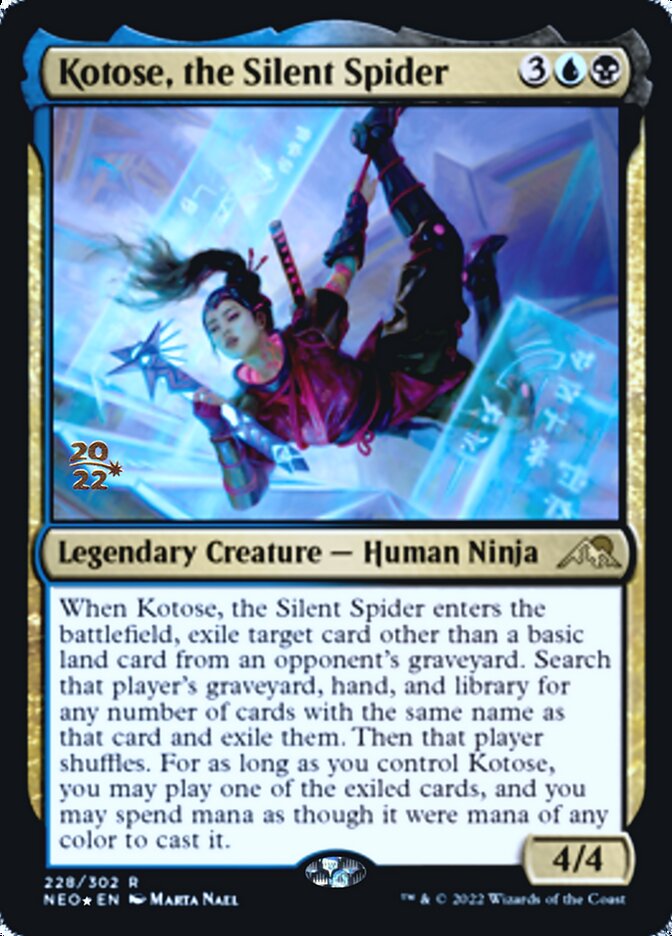 Kotose, the Silent Spider [Kamigawa: Neon Dynasty Prerelease Promos] | GnG Games