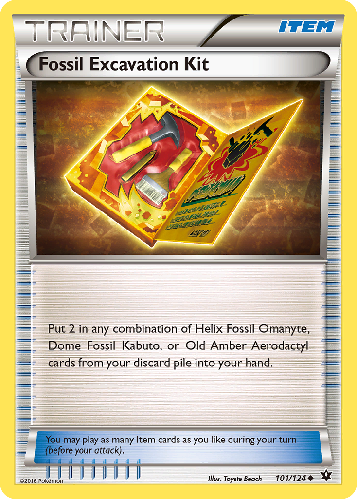 Fossil Excavation Kit (101/124) [XY: Fates Collide] | GnG Games