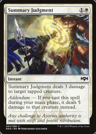 Summary Judgment [Ravnica Allegiance] | GnG Games