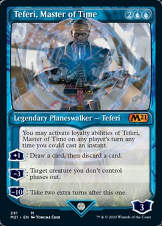 Teferi, Master of Time (Showcase) (291) [Core Set 2021] | GnG Games