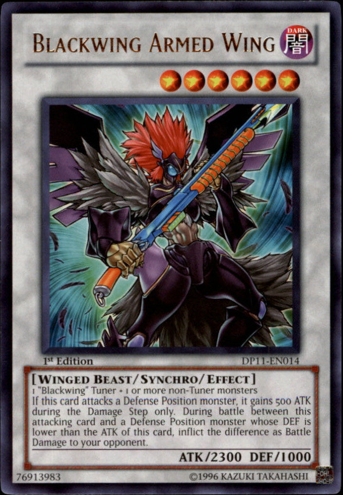 Blackwing Armed Wing [DP11-EN014] Rare | GnG Games