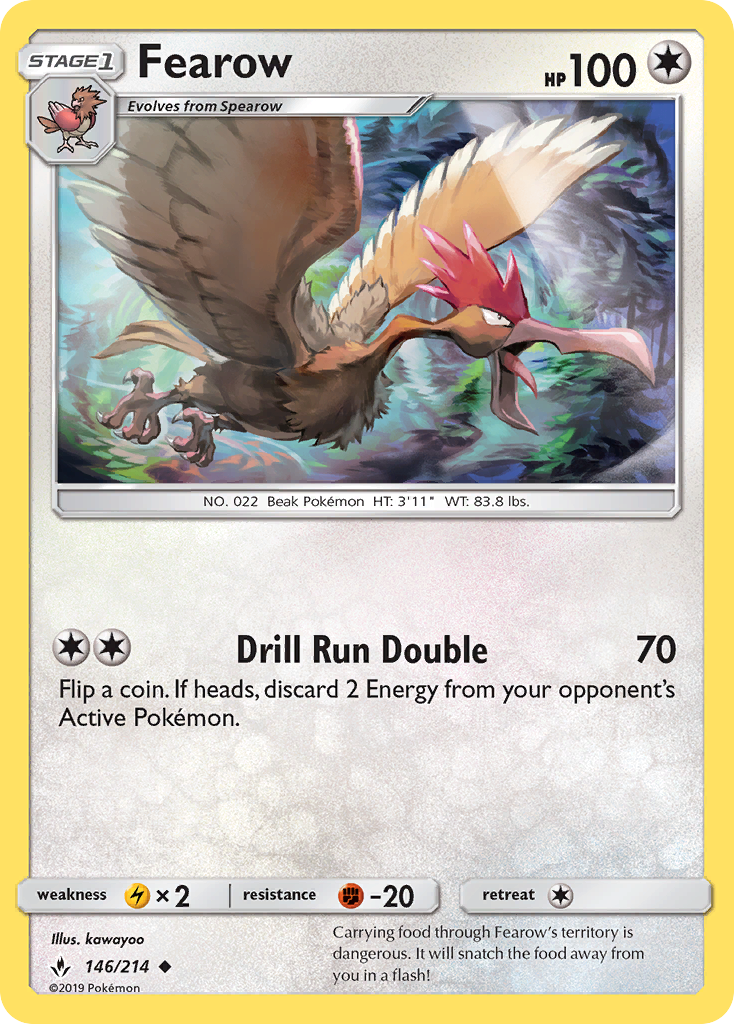 Fearow (146/214) [Sun & Moon: Unbroken Bonds] | GnG Games