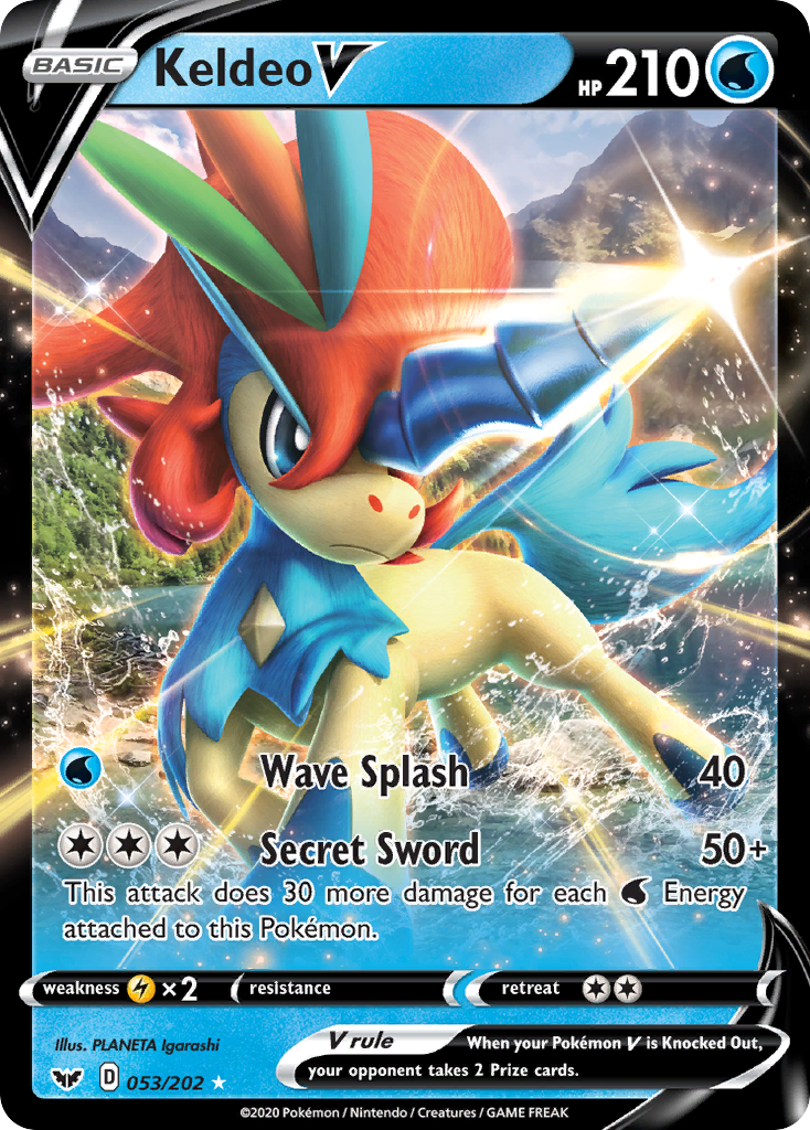 Keldeo V (053/202) [Sword & Shield: Base Set] | GnG Games