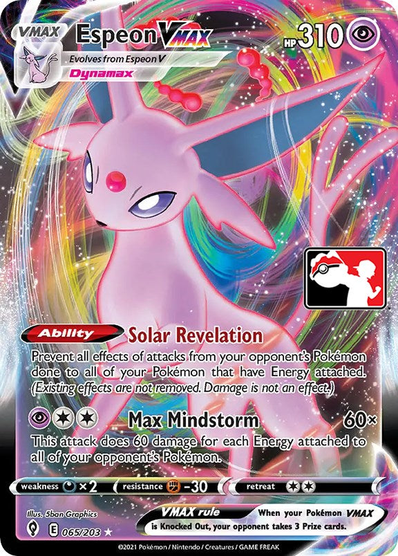 Espeon VMAX (065/203) [Prize Pack Series One] | GnG Games