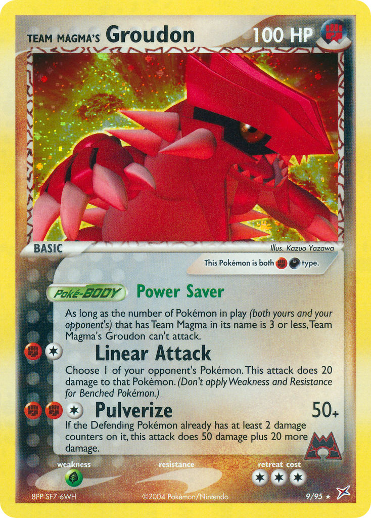 Team Magma's Groudon (9/95) (Theme Deck Exclusive) [EX: Team Magma vs Team Aqua] | GnG Games