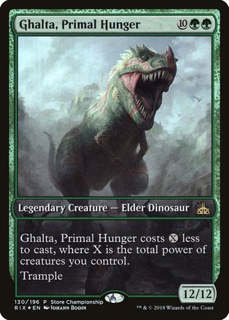 Ghalta, Primal Hunger [Rivals of Ixalan Promos] | GnG Games