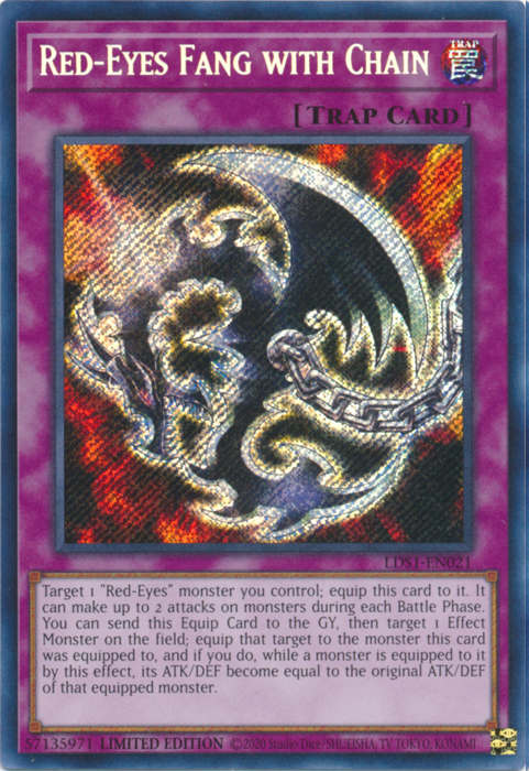 Red-Eyes Fang with Chain [LDS1-EN021] Secret Rare | GnG Games