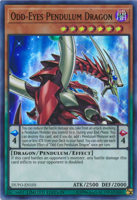 Odd-Eyes Pendulum Dragon [DUPO-EN105] Ultra Rare | GnG Games