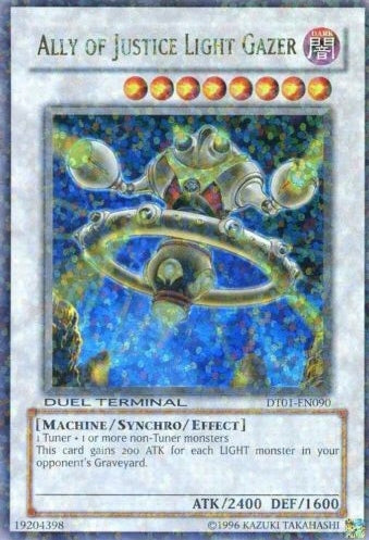 Ally of Justice Light Gazer [DT01-EN090] Ultra Rare | GnG Games