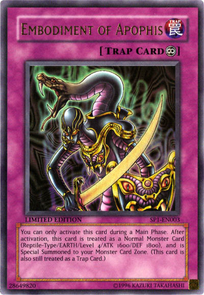 Embodiment of Apophis [SP1-EN003] Ultra Rare | GnG Games