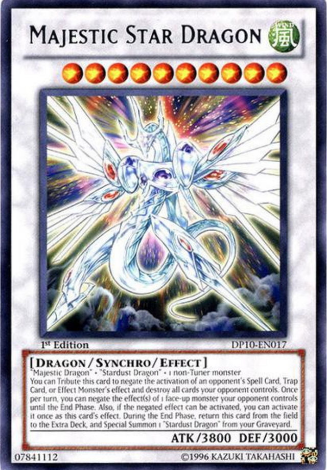 Majestic Star Dragon [DP10-EN017] Rare | GnG Games