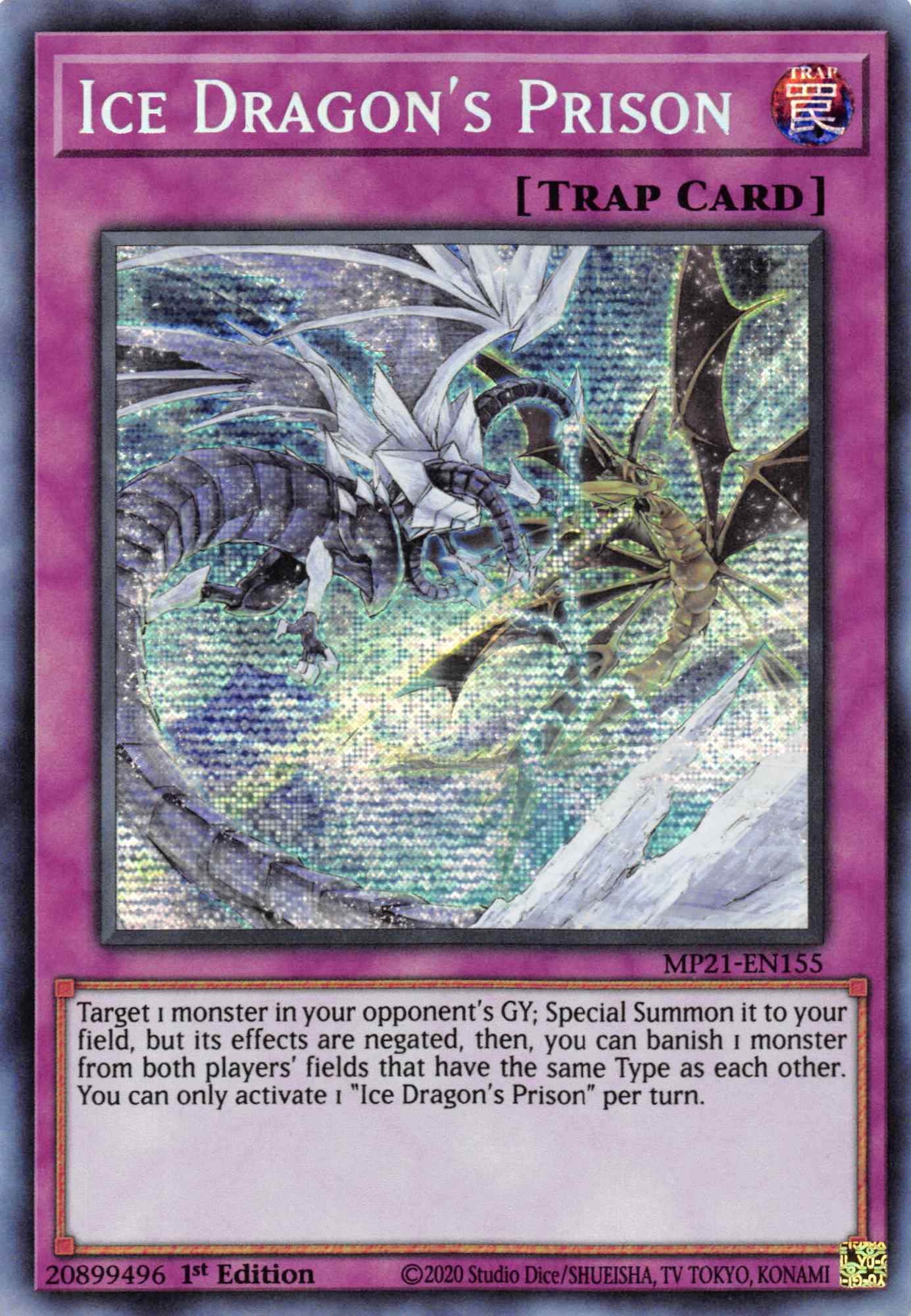 Ice Dragon's Prison [MP21-EN155] Prismatic Secret Rare | GnG Games