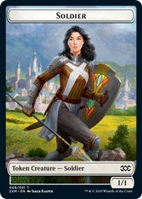 Soldier // Squirrel Double-sided Token [Double Masters Tokens] | GnG Games