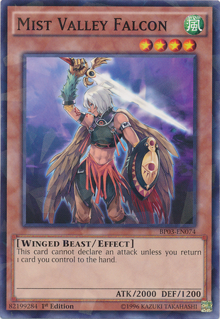 Mist Valley Falcon (Shatterfoil) [BP03-EN074] Rare | GnG Games