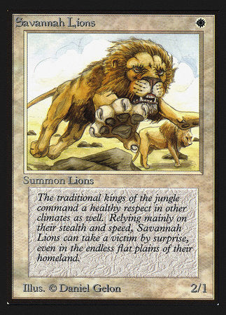 Savannah Lions (CE) [Collectors’ Edition] | GnG Games