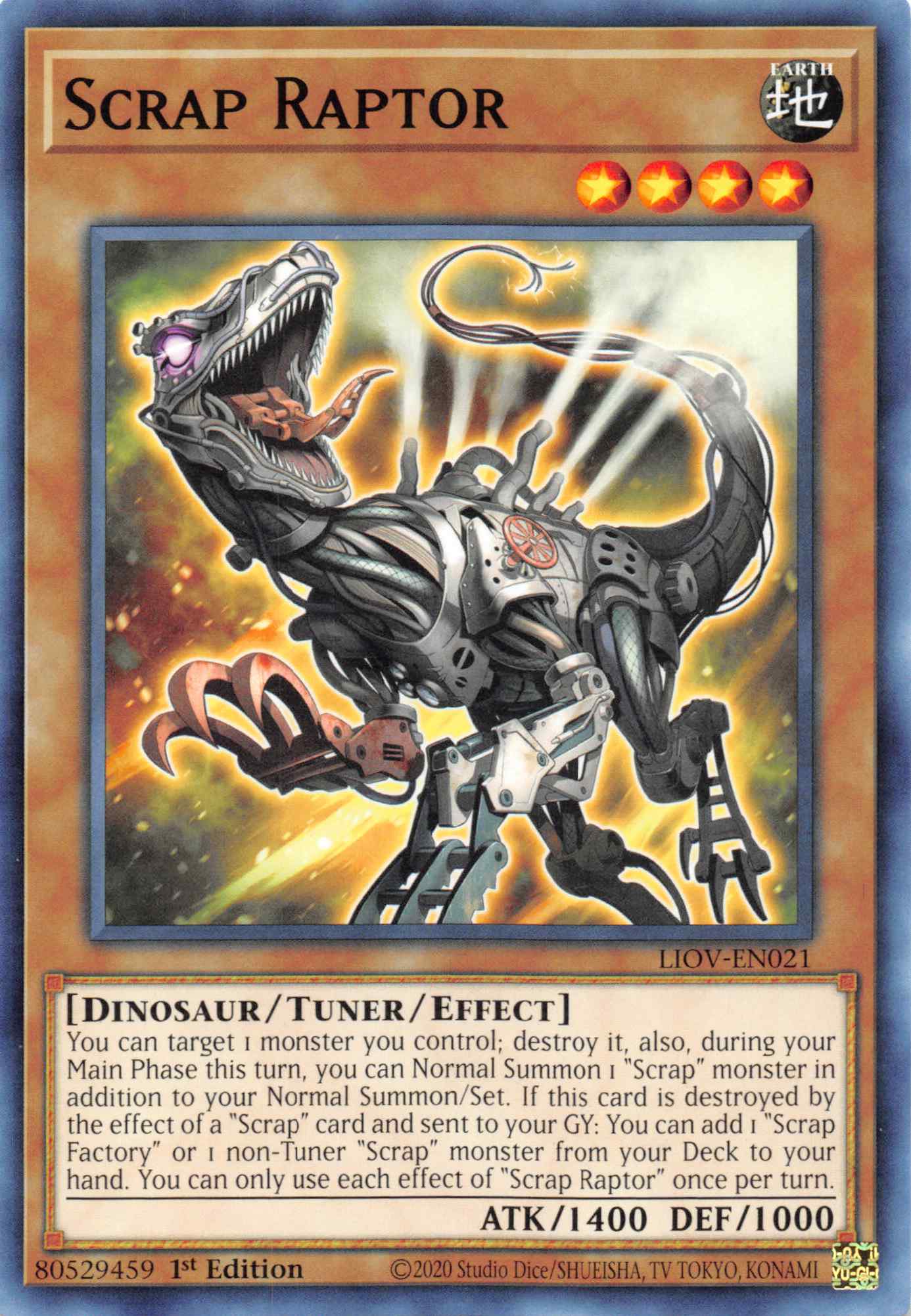 Scrap Raptor [LIOV-EN021] Common | GnG Games