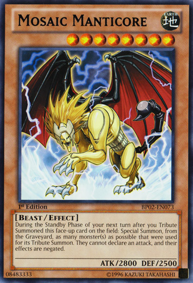 Mosaic Manticore [BP02-EN073] Rare | GnG Games