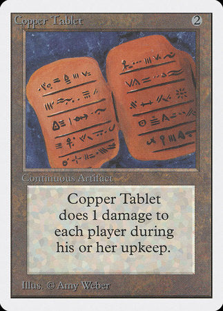 Copper Tablet [Unlimited Edition] | GnG Games