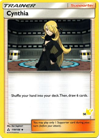 Cynthia (119/156) (Pikachu Stamp #50) [Battle Academy 2020] | GnG Games