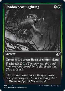 Shadowbeast Sighting [Innistrad: Double Feature] | GnG Games