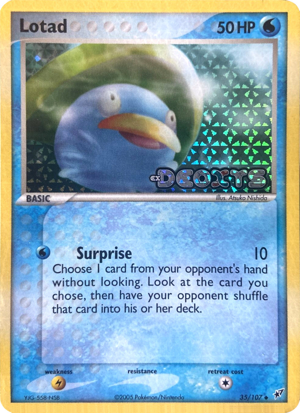 Lotad (35/107) (Stamped) [EX: Deoxys] | GnG Games