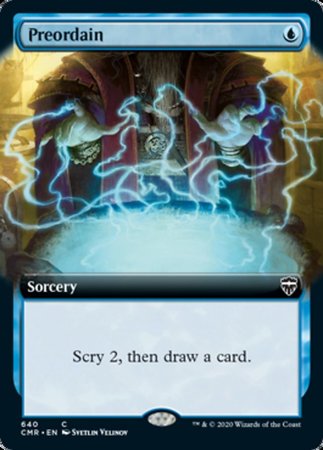 Preordain (Extended Art) [Commander Legends] | GnG Games