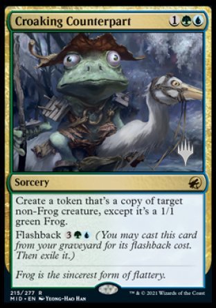 Croaking Counterpart (Promo Pack) [Innistrad: Midnight Hunt Promos] | GnG Games