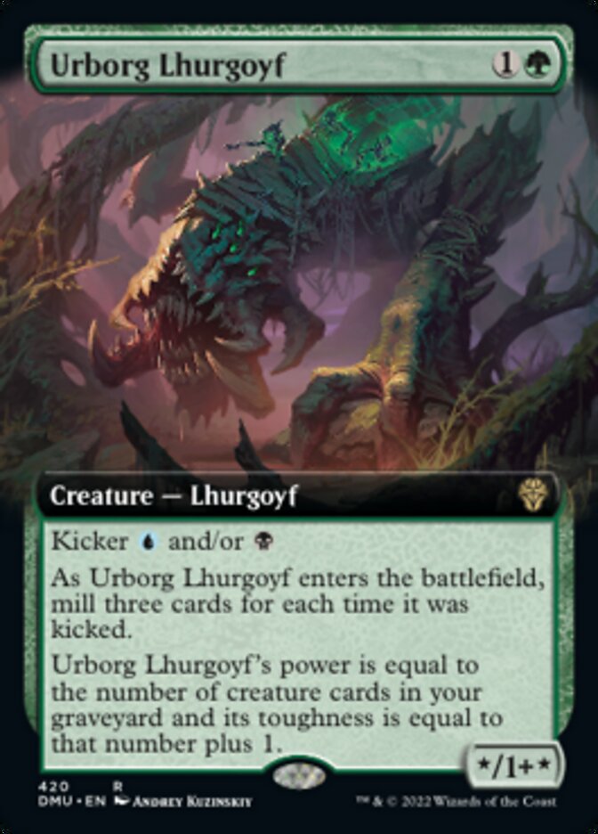 Urborg Lhurgoyf (Extended Art) [Dominaria United] | GnG Games