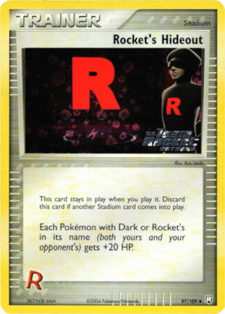 Rocket's Hideout (87/109) (Stamped) [EX: Team Rocket Returns] | GnG Games