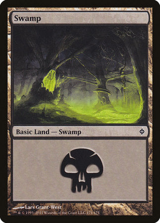 Swamp (171) [New Phyrexia] | GnG Games