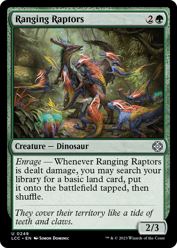 Ranging Raptors [The Lost Caverns of Ixalan Commander] | GnG Games