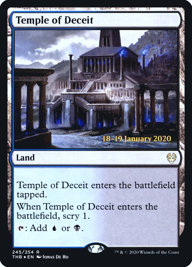 Temple of Deceit [Theros Beyond Death Prerelease Promos] | GnG Games