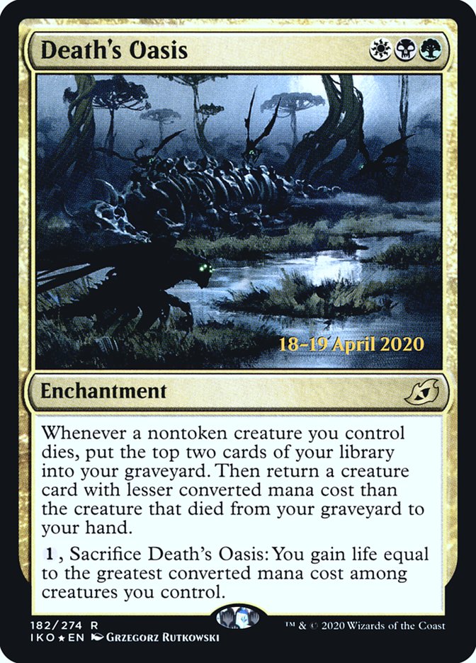 Death's Oasis  [Ikoria: Lair of Behemoths Prerelease Promos] | GnG Games