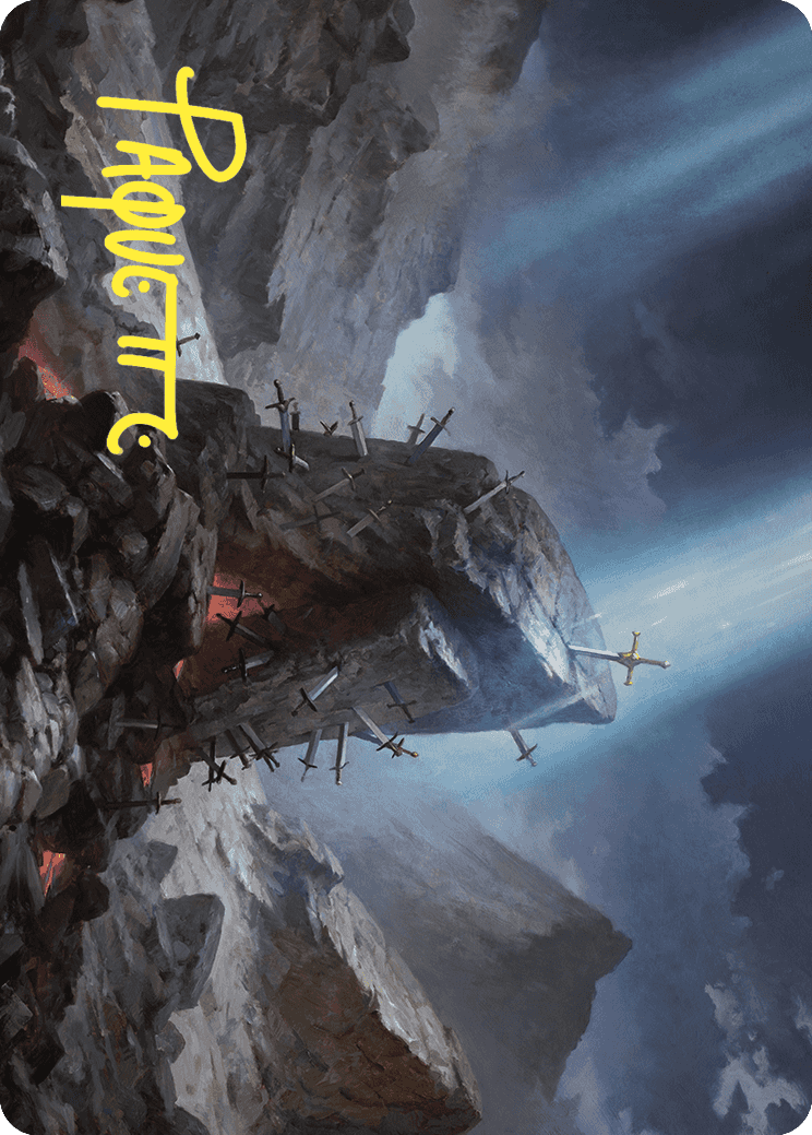 The Irencrag Art Card (Gold-Stamped Signature) [Wilds of Eldraine Art Series] | GnG Games