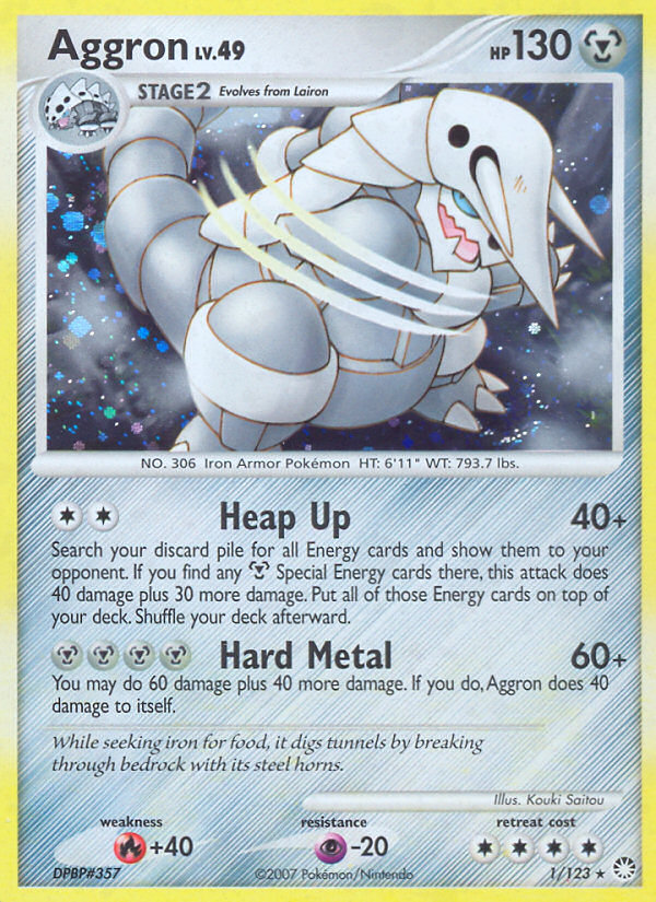 Aggron (1/123) [Diamond & Pearl: Mysterious Treasures] | GnG Games