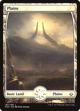 Plains (185) - Full Art [Hour of Devastation] | GnG Games