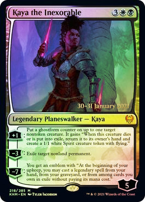 Kaya the Inexorable  [Kaldheim Prerelease Promos] | GnG Games