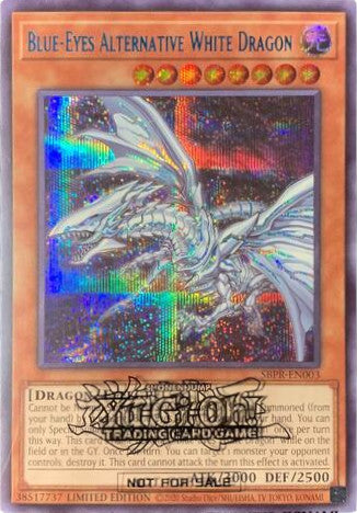 Blue-Eyes Alternative White Dragon [SBPR-EN003] Secret Rare | GnG Games