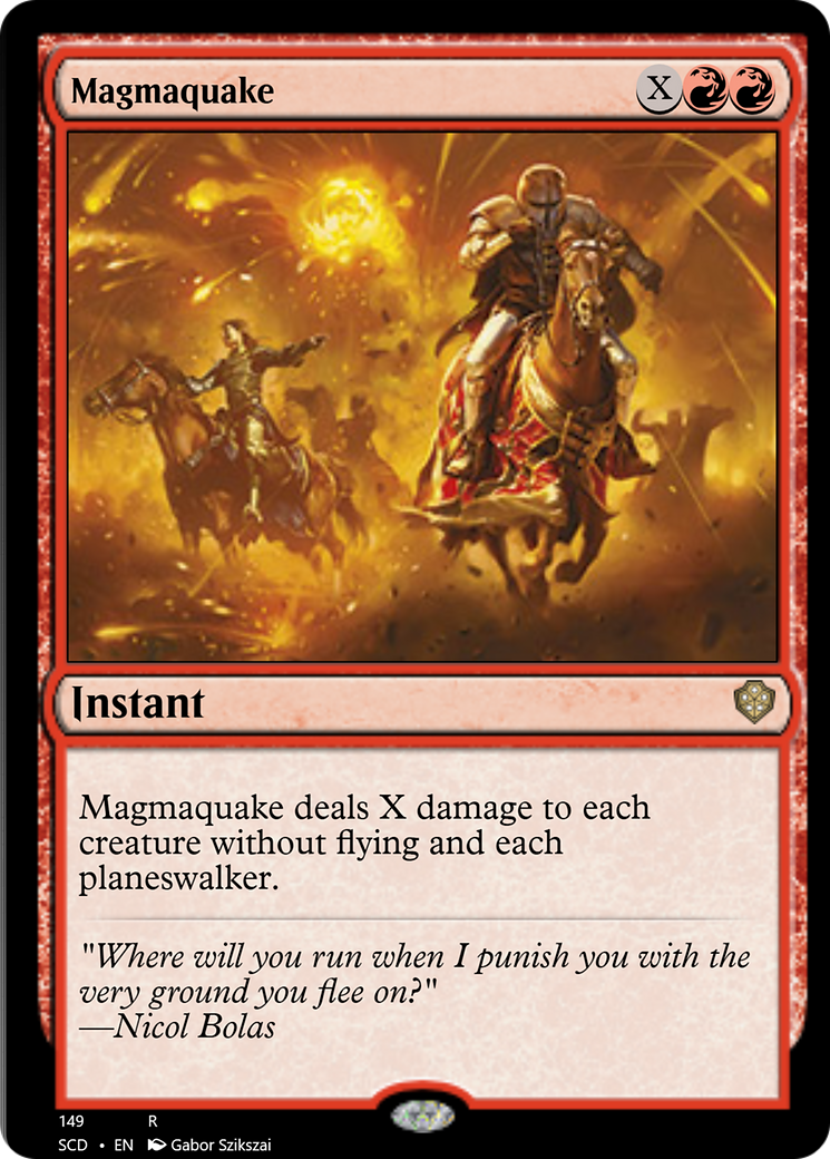 Magmaquake [Starter Commander Decks] | GnG Games