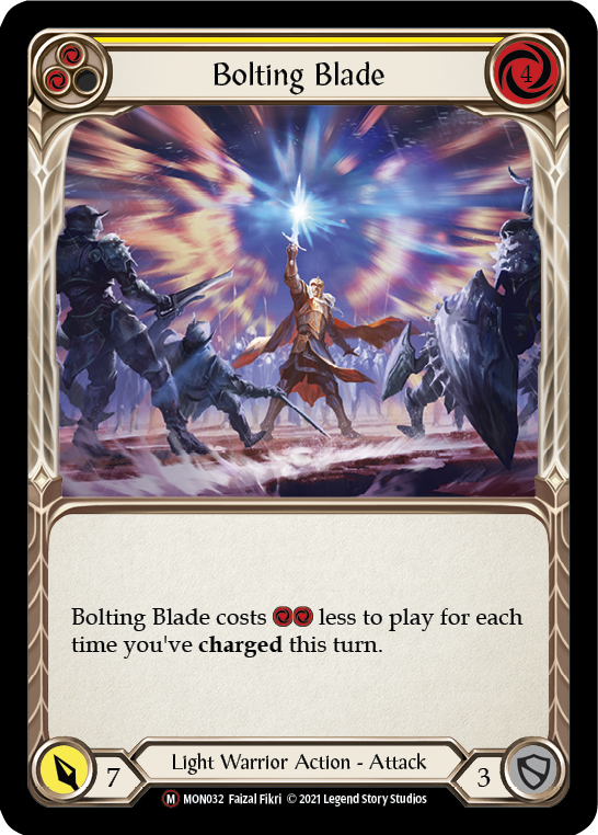 Bolting Blade (Rainbow Foil) [U-MON032-RF] Unlimited Edition Rainbow Foil | GnG Games