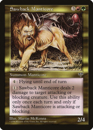 Sawback Manticore [Mirage] | GnG Games