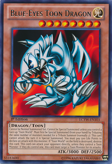 Blue-Eyes Toon Dragon [LCYW-EN103] Rare | GnG Games