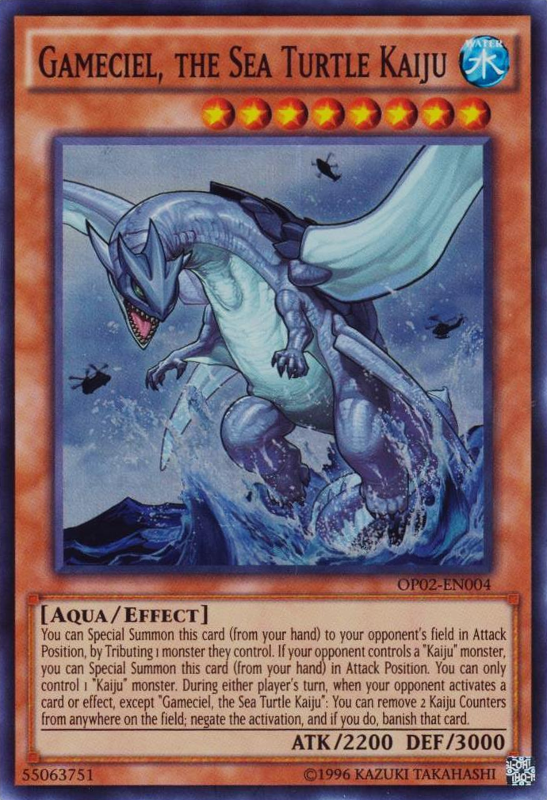 Gameciel, the Sea Turtle Kaiju [OP02-EN004] Super Rare | GnG Games