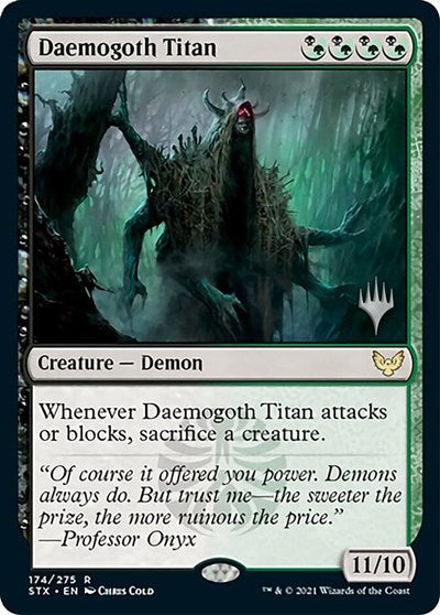 Daemogoth Titan (Promo Pack) [Strixhaven: School of Mages Promos] | GnG Games