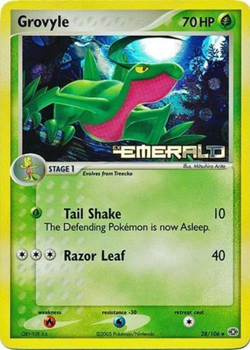 Grovyle (28/106) (Stamped) [EX: Emerald] | GnG Games