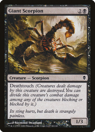 Giant Scorpion [Zendikar] | GnG Games