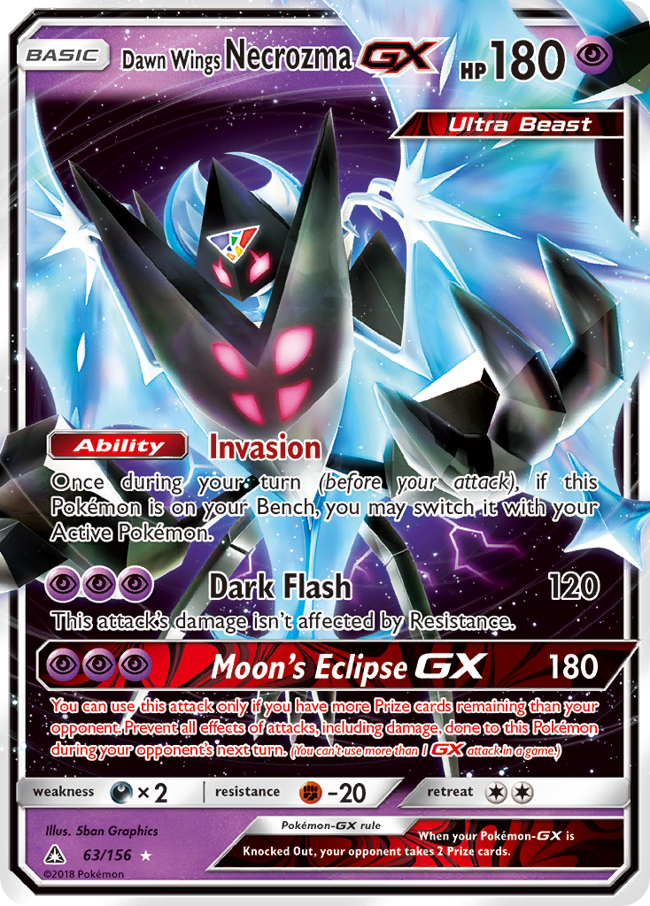 Dawn Wings Necrozma GX (63/156) [Sun & Moon: Ultra Prism] | GnG Games